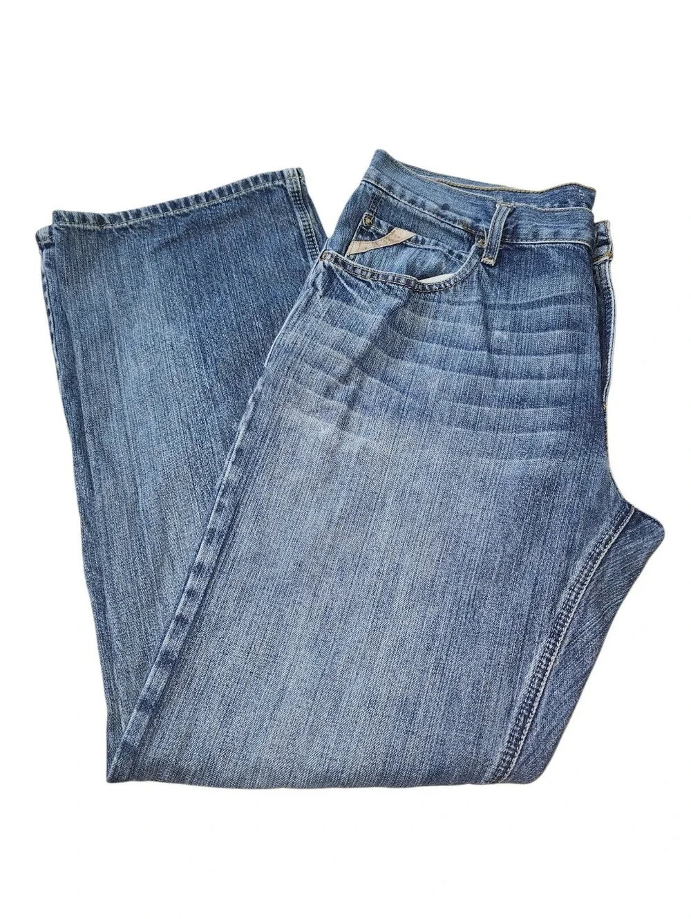 Ariat M4 Low Rise Legacy Bootcut Cotton Blue Denim Jeans. Sz. 34/32